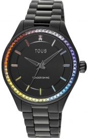 WATCH T-SHINE IP BLACK BISEL MULTI GEM