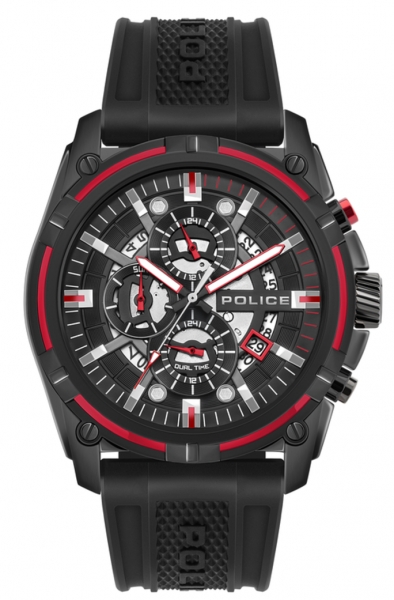 POLICE PEWJQ2003540 URBAN R. DUAL RG BLACK SILI PL.16110JSRB-02P