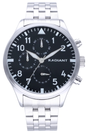 WATCH CAIMAN 43MM MULTI BLACK DIAL SS BRACELET