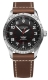 AIRBOSS MECH. SS BLACK DIAL, BROWN STRAP