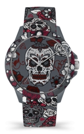 WATCH SKETCH 3H GREY DIAL / GREY SILICONE