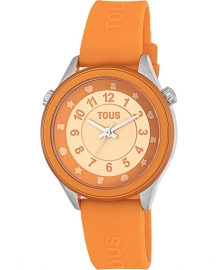 WATCH MINI SELF TIME SS CORREA NARANJA-FUCSIA