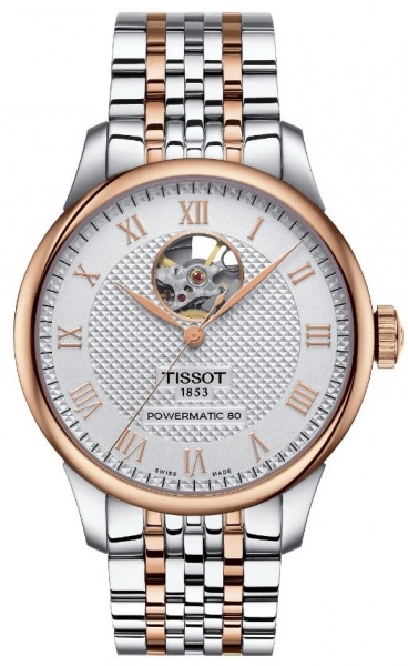 TISSOT LE LOCLE POWERMATIC 80 OPEN HEART  T0064072203302