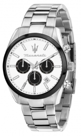 WATCH ATTRAZIONE 43 MULTI. WHITE DIAL BR SS