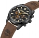 Northbridge Black Dial Brown Strap