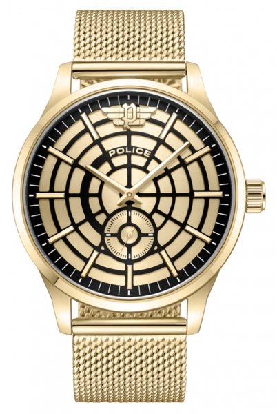 POLICE JET CHAMPAGNE DIAL IPG MESH 2H PEWJG0005203