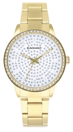 WATCH RADIANT ECLIPSE 38MM WHITE DIAL GOLD BRAZ RA578202