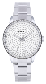 WATCH RADIANT ECLIPSE 38MM WHITE DIAL SILVER BRAZ RA578201