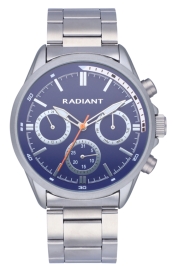 WATCH RADIANT NEO 42MM BLUE DIAL SILVER BRAZ RA581703