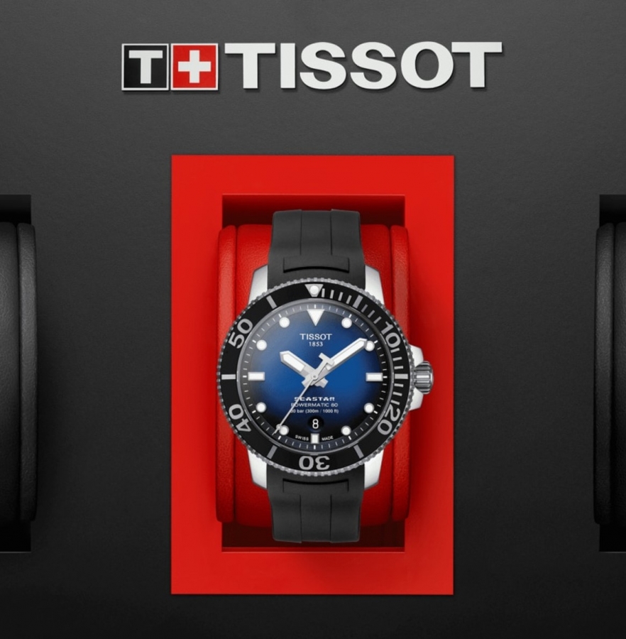 Tissot seastar 1000 powermatic 80 t1204071704100 clearance