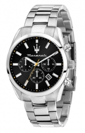 WATCH MASERATI ATTRAZIONE 43MM MULT BLACK DIAL BR SS R8853151010