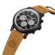 Pancher Multi Dark Grey Dial Brown Leat.