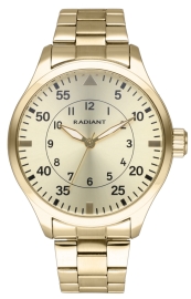 WATCH DYNAMO 43MM GOLD DIAL IPG BRACELET