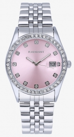 WATCH NABYA 36MM PINK DIAL SS BRACELET