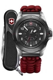 WATCH JOURNEY 1884 LE BLACK DIAL, RED PARACORD