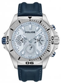 WATCH Electrical White Dial Blue Leath Multif