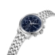 Mensor Blue Dial SS Bracelet Multif.