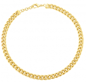 WATCH CRANK GOLD NECKLACE