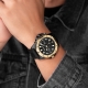 Electrical Black Dial Black Leath Multif