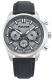 Rangy Grey Dial Grey Leather Multif.