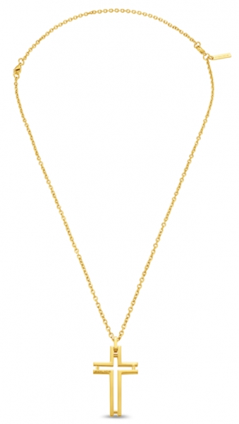 FRAMED GOLD NECKLACE