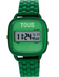 WATCH D-LOGO ALUMINIO VERDE, BRAZALETE