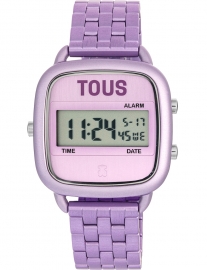 WATCH D-LOGO ALUMINIO ROSA, BRAZALETE