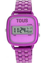 WATCH D-LOGO ALUMINIO LILA, BRAZALETE