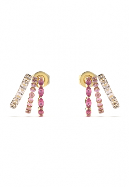 GUESS CRAZY EARRINGS JUBE03307JWYGPKT-U