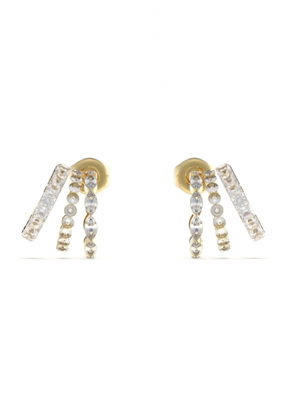GUESS CRAZY EARRINGS JUBE03307JWYGT-U