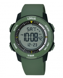 WATCH Hombre Digital Correa Silicona verde