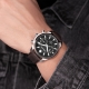 Rangy Black Dial Brown Leather Multif.
