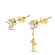 POLICE JEWELS STONESET EARING PEAGE0036503