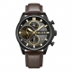 Reactor Black Dial Brown Leather Multi