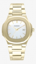 WATCH Reloj Hombre T-Time 42MM Dorado Brazalet