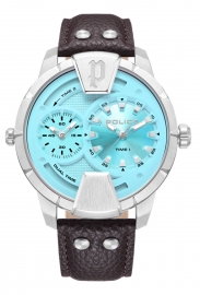 WATCH Huntley SS/White Dial Brown Leath 2H+3H