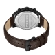 Reactor Black Dial Brown Leather Multi