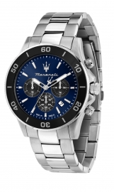 WATCH COMPETIZIONE 43MM CHR BLUE DIAL SS BR