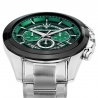 TRAGUARDO 45MM CHR GREEN+BLK DIAL SS BR