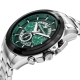 TRAGUARDO 45MM CHR GREEN+BLK DIAL SS BR