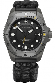 WATCH DIVE PRO TITANIUM BLACK DIAL & PARACORD