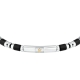 ICONIC BR. BLK AGATE & IP YG 19+3CM