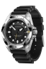 DIVE PRO SS BLACK DIAL, BLACK RUBBER