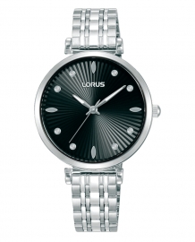 WATCH Mujer Classic Plateado esf negra