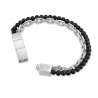 Double Action Silver SS Bracelet