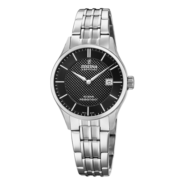 FESTINA SWISS MADE ACERO CLASICO F20006/4