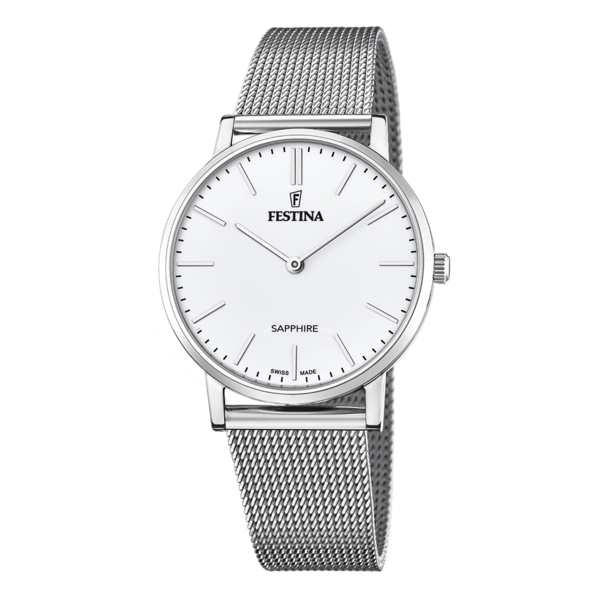 FESTINA SWISS MADE ACERO CLASICO F20014/1
