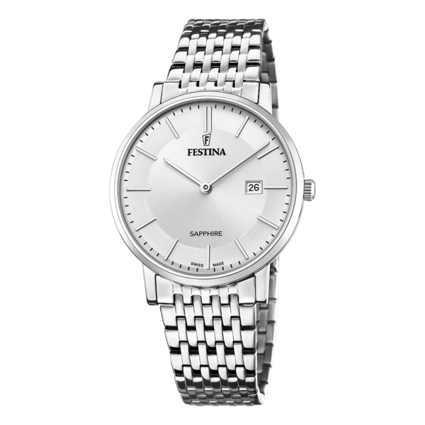 FESTINA SWISS MADE ACERO CLASICO F20018/1