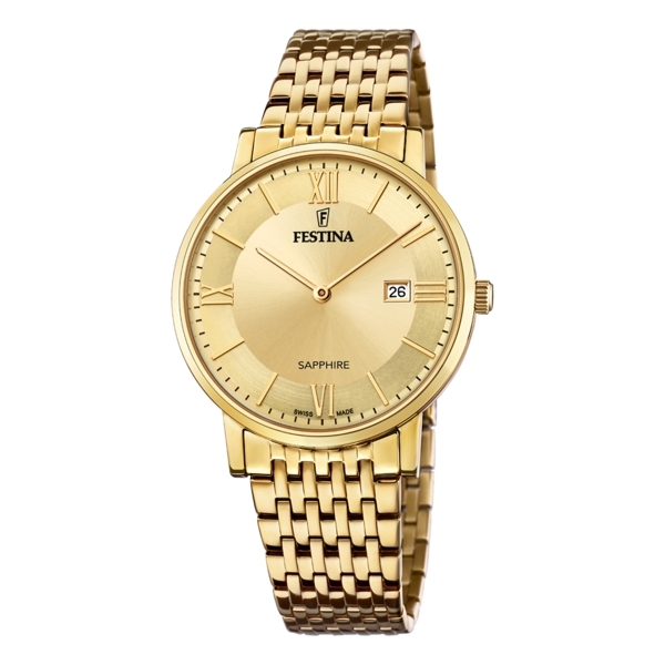FESTINA SWISS MADE ACERO CLASICO F20020/2