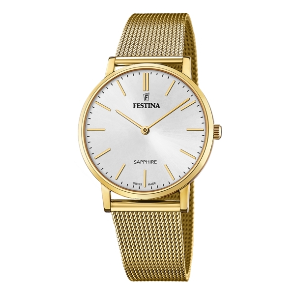 FESTINA SWISS MADE ACERO CLASICO F20022/1